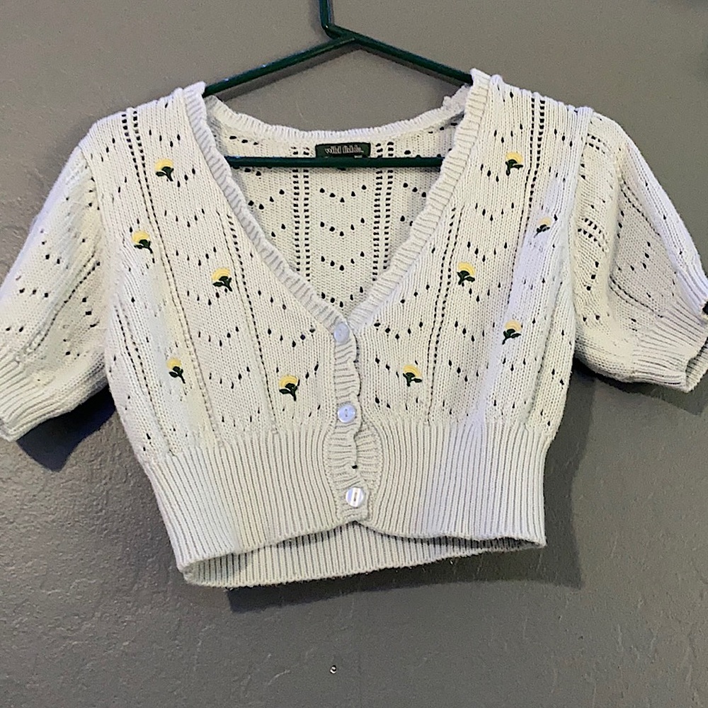 wild fable M blue top
